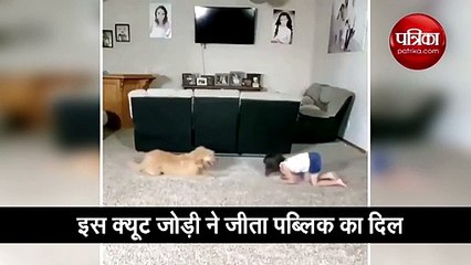 Download Video: Girl and dog stunts video goes viral