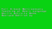 Full E-book Multisensory Teaching of Basic Language Skills Activity Book, Revised Edition by