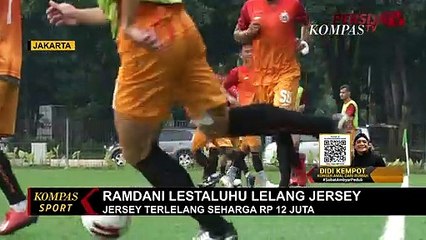Donasi Corona, Ramdani Lestaluhu Lelang Jersey Persija Jebol 12 Juta