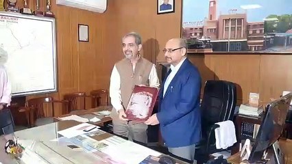 ashutosh pant handled charge of jodhpur DRM office