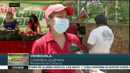 Venezolanos se organizan y distribuyen alimentos durante la cuarentena