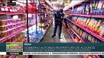Irán: gobierno autoriza la reapertura de algunos negocios