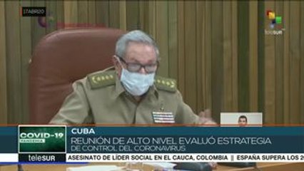 Gob. de Cuba evalúa estrategia para combatir la pandemia de COVID-19
