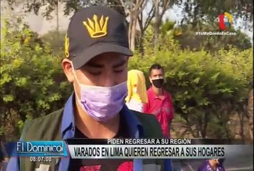 Covid-19: decenas de personas piden ayuda para volver a sus regiones
