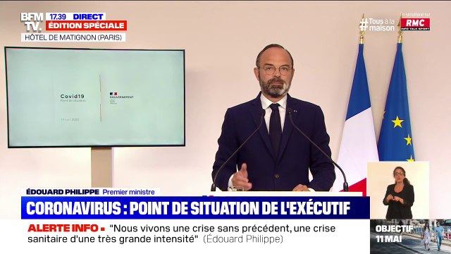 Édouard Philippe: Cette crise sanitaire va entrainer une crise économique, elle sera brutale