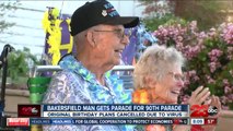 Bakersfield man gets surprise parade for 90th birthday