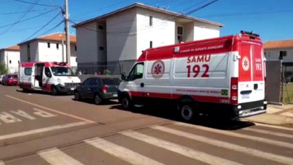 Homem de 45 anos é socorrido pelo Samu ao ter princípio de infarto, no Conjunto Riviera
