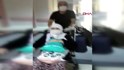 MALATYA Koronavirüsü yenen anne-oğul taburcu oldu