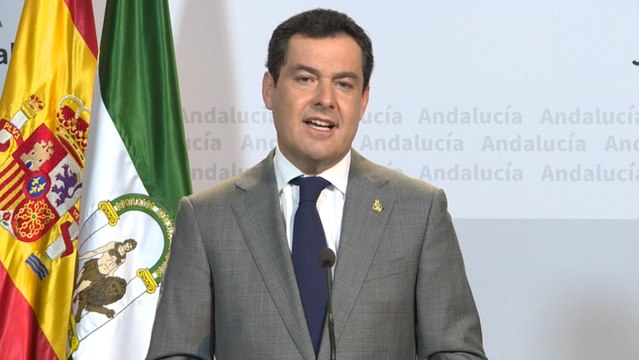 Moreno sostiene que Andalucía debe ser de las primeras en la desescalada