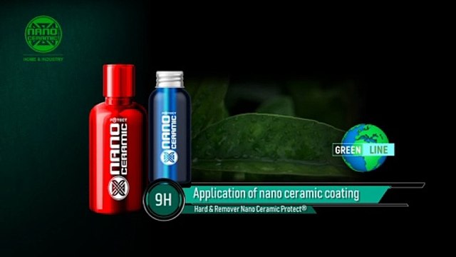 Application and test of Hard 9H Red Nano Ceramic Protect® Ceramic coating on household ceramics surfaces. Sink