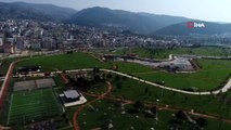 Bursa'nın en büyük kent parkı da sessizliğe gömüldü