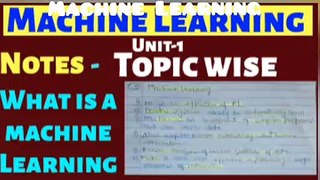 Machine Learning | what is a Machine learning introduction