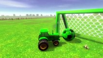 Tractores de Colores (Juego del pollito y el tractor modo fútbol)