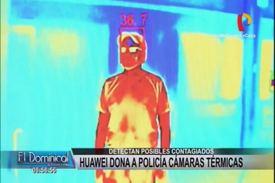 Donan a la policía cámaras térmicas que detectan a posibles contagiados de Covid-19