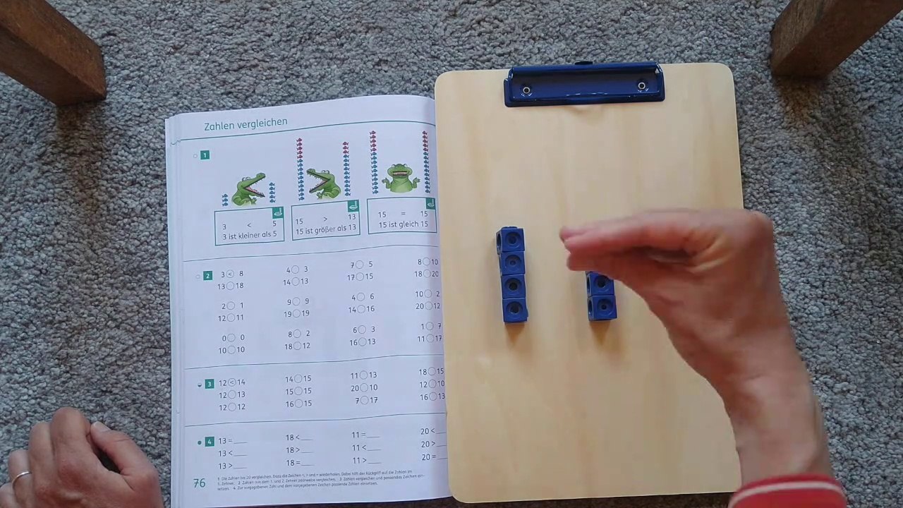 Zahlenraum bis 20 - Zahlenvergleich
