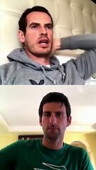 Djokovic y Murray hablan de sus mayores derrotas sentados en el sofá de su casa