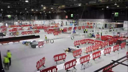 NHS Louisa Jordan Timelapse. 1 min