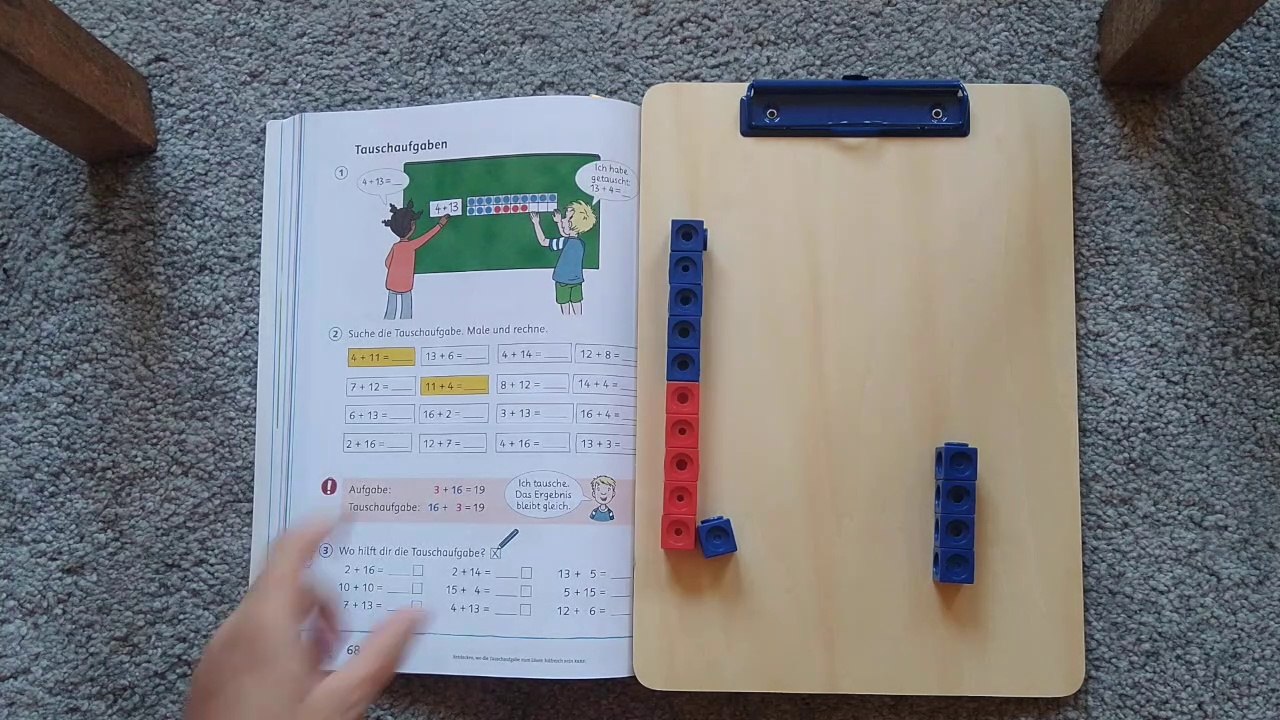 Zahlenraum bis 20 - Tauschaufgaben