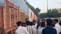 केंद्रीय जल शक्ति मंत्री गजेंद्रसिंह शेखावत ने देखी कलात्मक दीवार