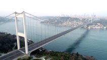 Sokağa çıkma yasağı sonrası İstanbul havadan görüntülendi