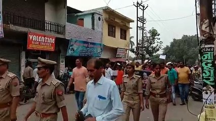 कमलेश तिवारी हत्याकांड के बाद उबाल, भाजपा मुर्दाबाद के लगे नारे, घंटों रहा हाईवे जाम