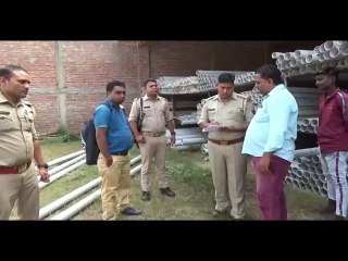 नामी कम्पनी के नकली पाइप बेचे जा रहे थे इस शहर में, गोदाम देखकर उड़ गए होश