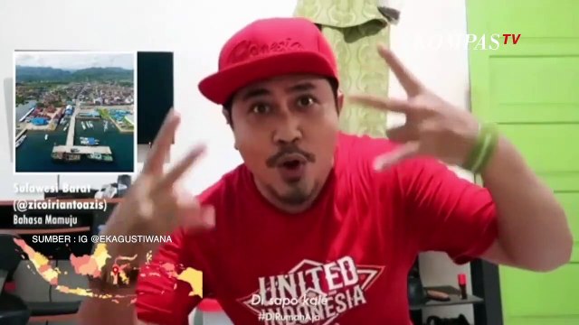 Viral, Eka Gustiwana Bikin Speech Composing Di Rumah Aja dari 42 Bahasa Daerah