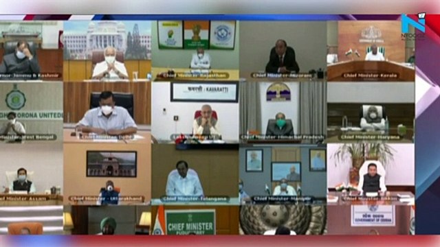 PM Modi wears homemade mask during virtual meeting with CMs to discuss lockdown