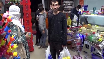 MARDİN Derikliler marketlere koştu