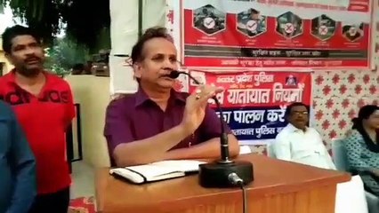 सड़क सुरक्षा का चला यह अभियान