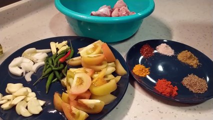 Chicken Karhai - Quick Recipe - Desi Cooking - دیسی کوکنگ 