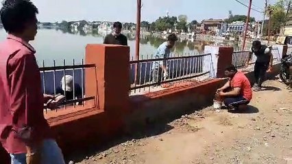 सागर युवाओं ने बस स्टैंड के सामने वाली पार्क को सफाई कर रंग रोगन किया