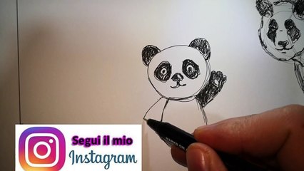 how to draw a panda  kawaii