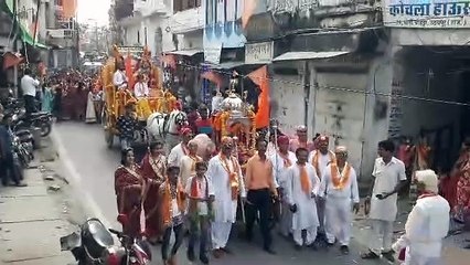 अजमीढज़ी जयंती पर शोभायात्रा निकली
