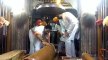 केन्द्रीय रक्षा राज्यमंत्री ने  बाबा रामदेव की समाधि के दर्शन किए