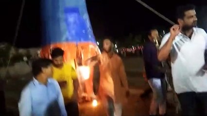 Ravana combustion in Sirohi