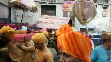 दशहरा पर निकला होलकर राजवंश का चल समारोह