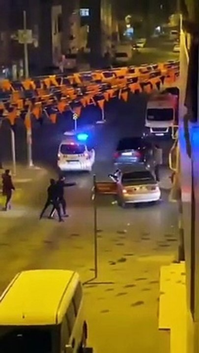 Polis kavgaya müdahale etmedi