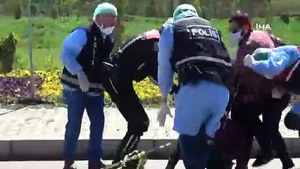 Adana koronavirüs testi pozitif çıktı; hastaneden kaçınca polis böyle yakaladı