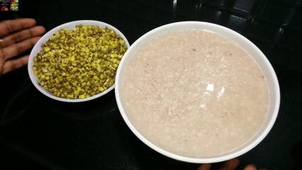 Healthy Rice Gruel & Green gram Kanji Cherupayar Thoran Recipe To Boost Immune Power കഞ്ഞിയും പയർ -2