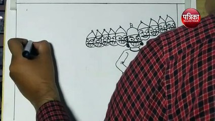 रावण ने दहन से बचने के लिए क्या जुगत लगाईं देखिये कार्टूनिस्ट सुधाकर की नज़र से