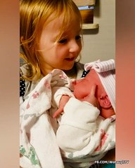 Siblings First Meeting Newborn Baby