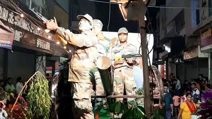 गाजियाबाद में बाजार में निकली राम बारात