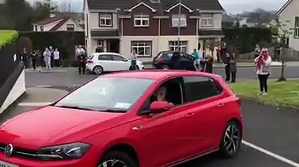 Donegal Covid survivor gets great welcome as he returns home