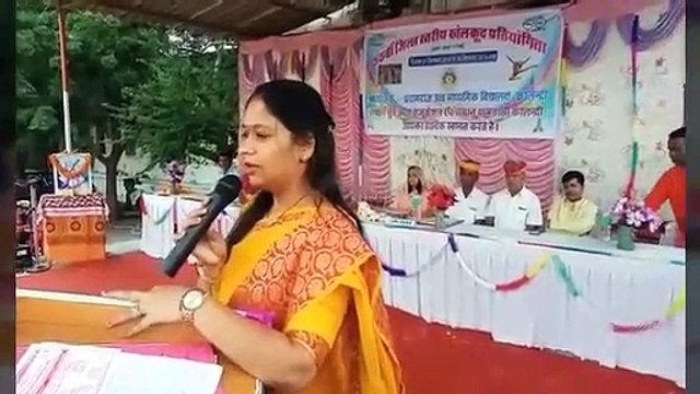 VIDEO जिम्नास्टिक छात्र वर्ग में बाल संस्कार विद्या मंदिर मंडवारिया विजेता व सेलवाड़ी उप विजेता
