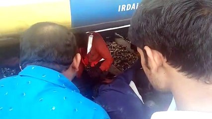 PWI staff stripped on railway break between pole number 1069/12 to 1069/14 between Nirvana to Katni South station.
