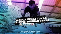 Terdampak PSBB, Warga Nekat Tukar Televisi dengan Beras 5 kg