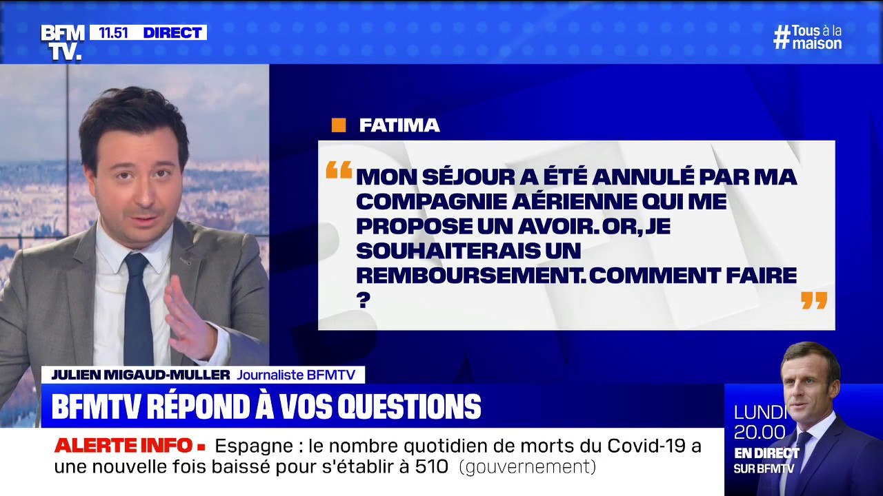 Puis-je exiger un remboursement de mon billet d'avion plutôt qu'un avoir ? BFMTV répond à vos questions