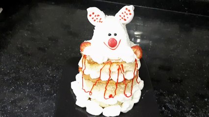 Sürpriz yumurtayla pratik tavşan pasta yapimi