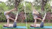 Aashka Goradia And Brent Goble Give Us Perfect Yoga Goals